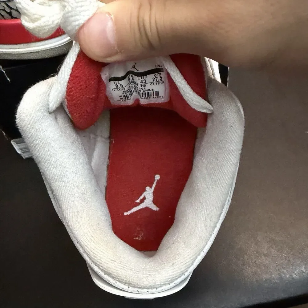 Jordan 3 Katrina Hall Of Fame Size 9.5 Men (136064-116) OG Box White Cement